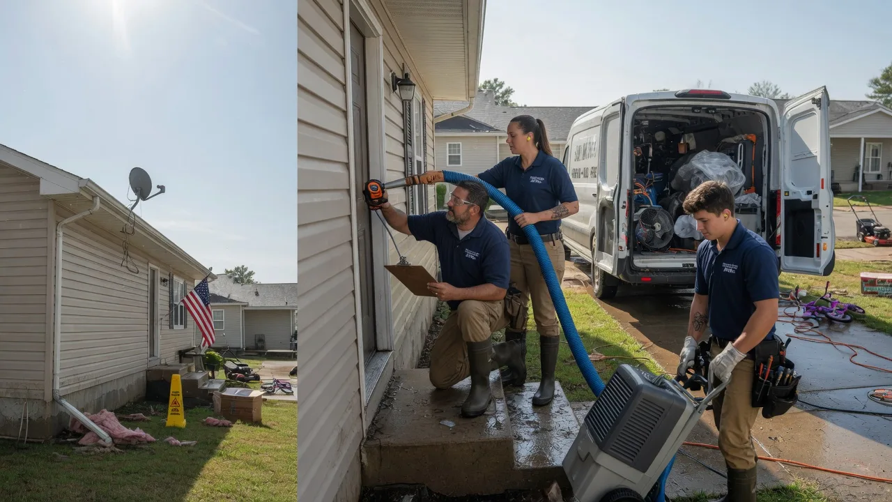 Ceiling Water Damage Restoration in Atlanta, LA near me